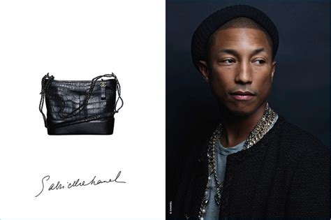 gabrielle bag chanel pharrell|Exclusive: Pharrell Williams First Man to Appear in Chanel.